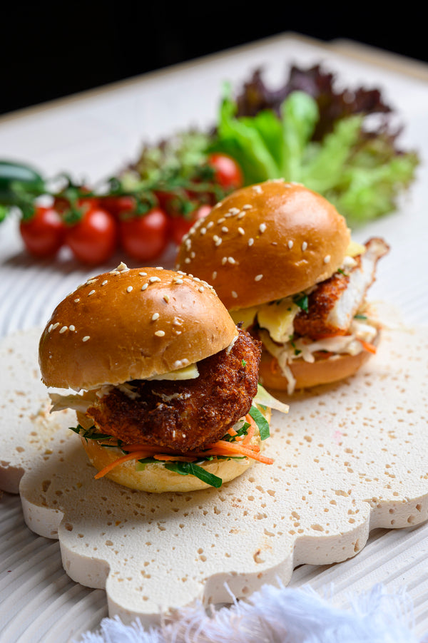 Mini fried chicken buns