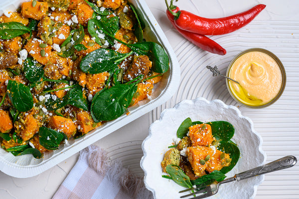 Pumpkin & Falafel Salad Platter