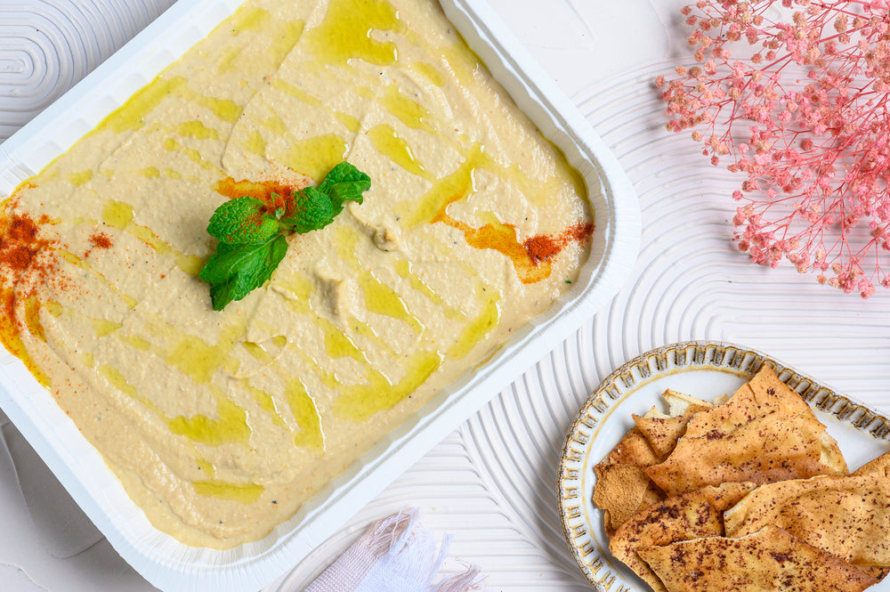 Baba Ghanoush (EGGPLANT) Dip Platter