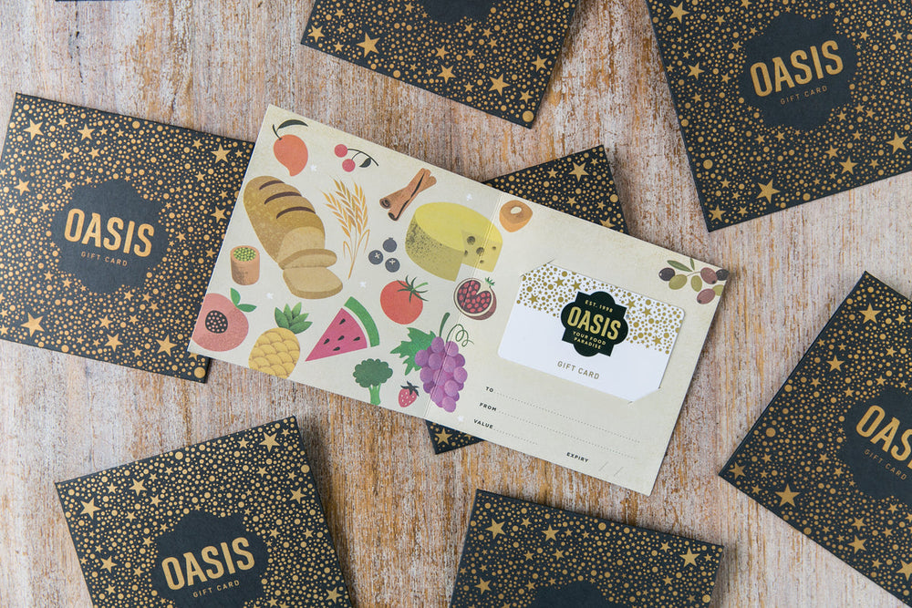 Oasis cooking demo gift voucher